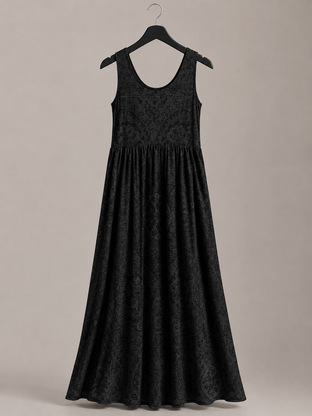 Midnight Blossom Maxi Dress - side
