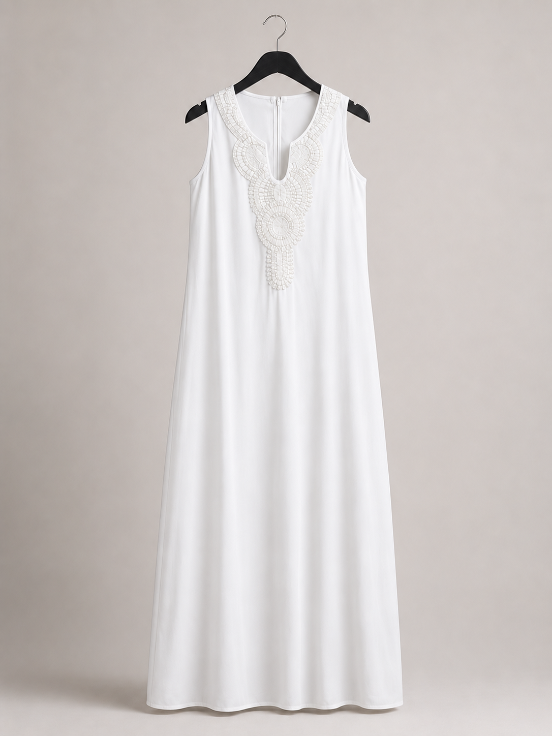 Ivory Lace Maxi Dress