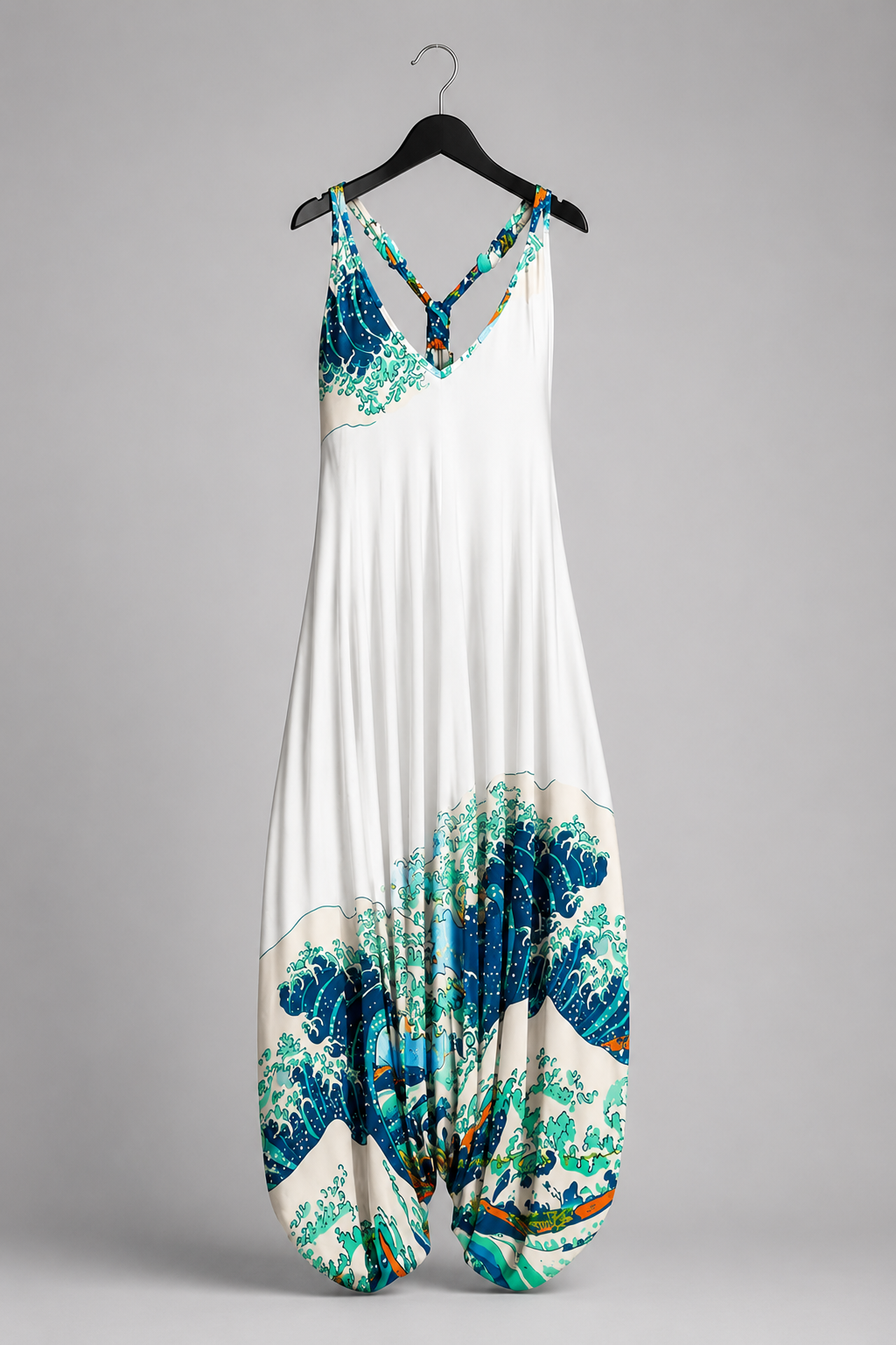 Ocean Wave Harem Jumpsuit