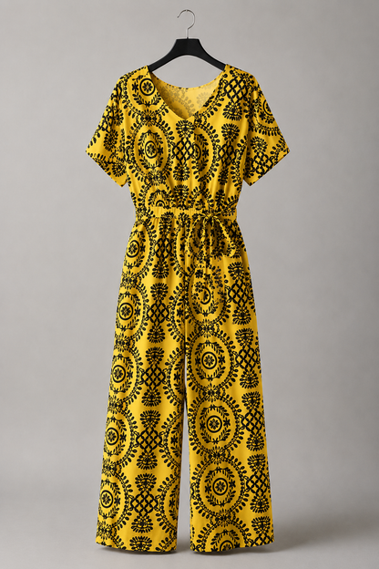 Sunflower Medallion Jumpsuit