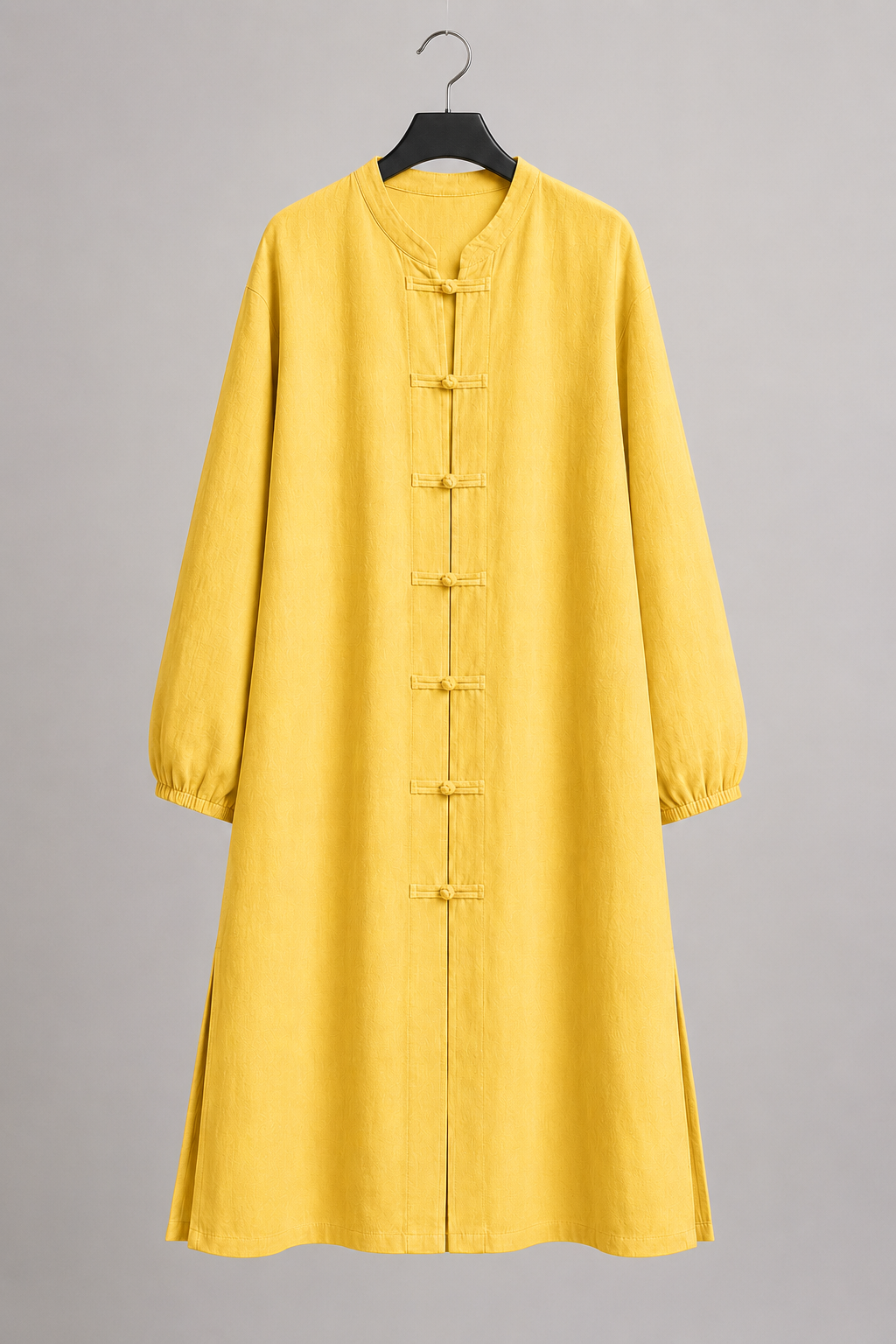 Golden Mandarin Tunic Dress