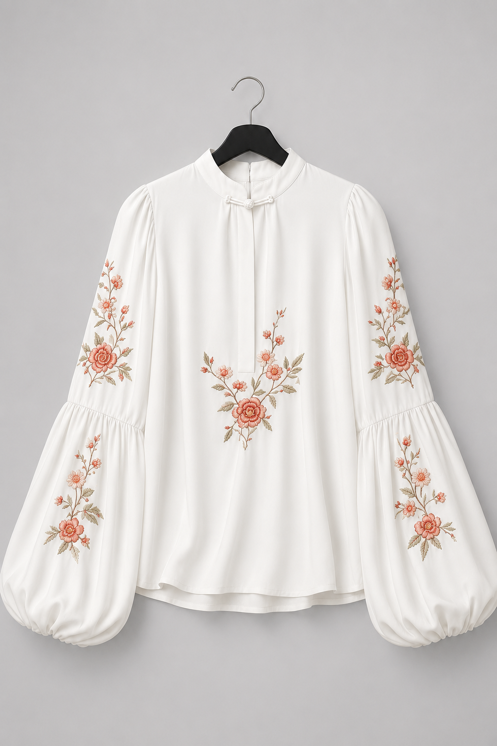 Ivory Embroidered Blouse