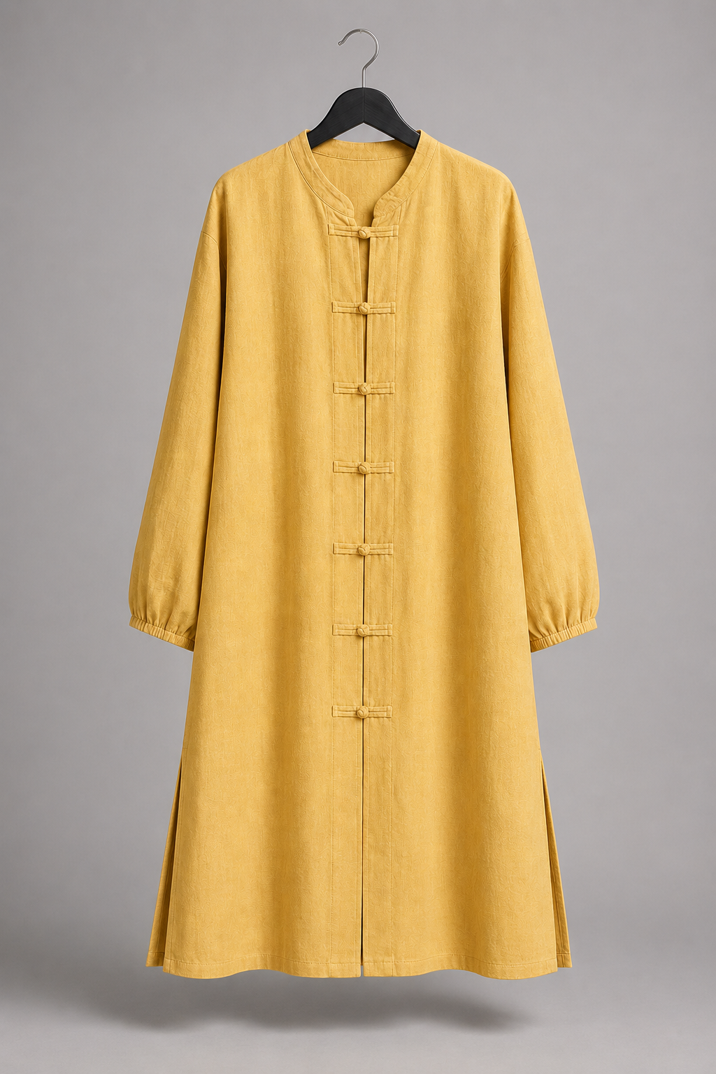 Golden Mandarin Tunic Dress