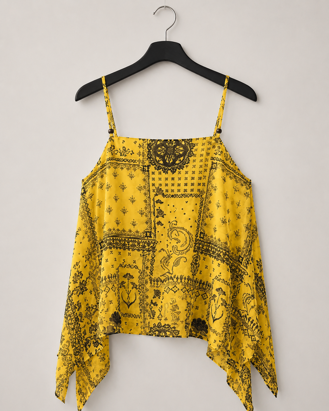 Golden Paisley Cami Top