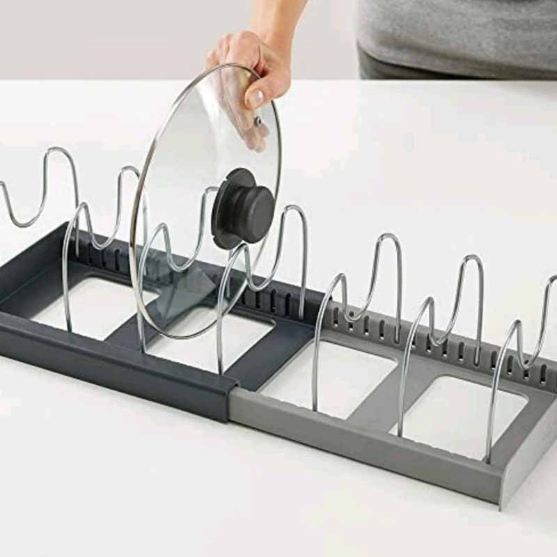 Expandable Pan and Lid Organizer