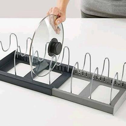 Expandable Pan and Lid Organizer