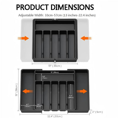 Expandable Cutlery Drawer Organizer