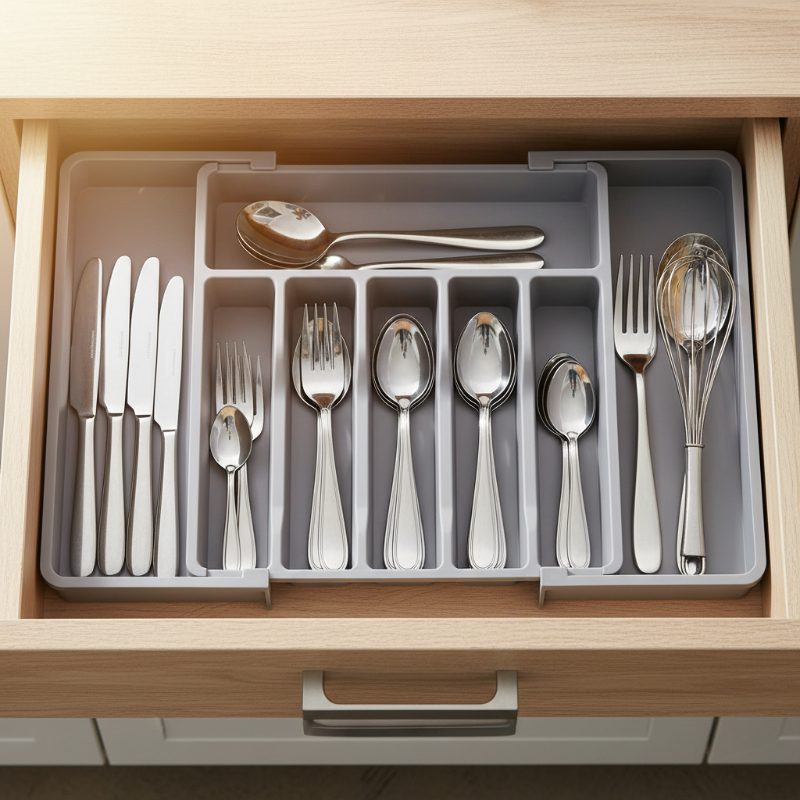 Expandable Cutlery Drawer Organizer