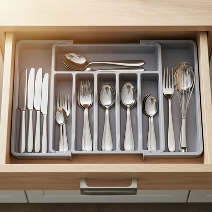 Expandable Cutlery Drawer Organizer