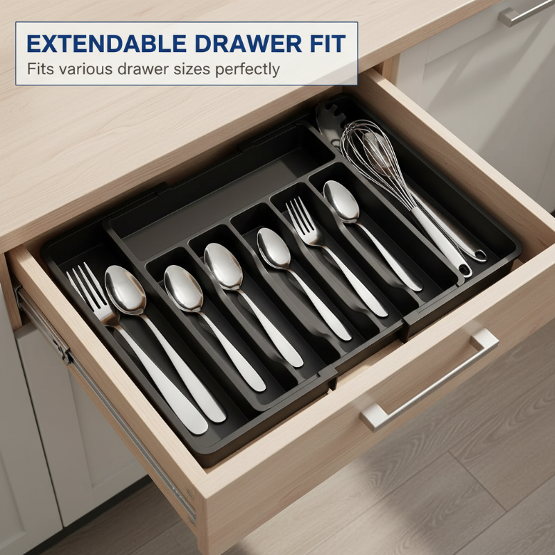 Expandable Cutlery Drawer Organizer