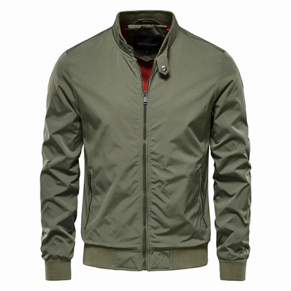 Men's Classic Zip-Up Bomber Jacket – Casual Everyday Outerwear – product view 2