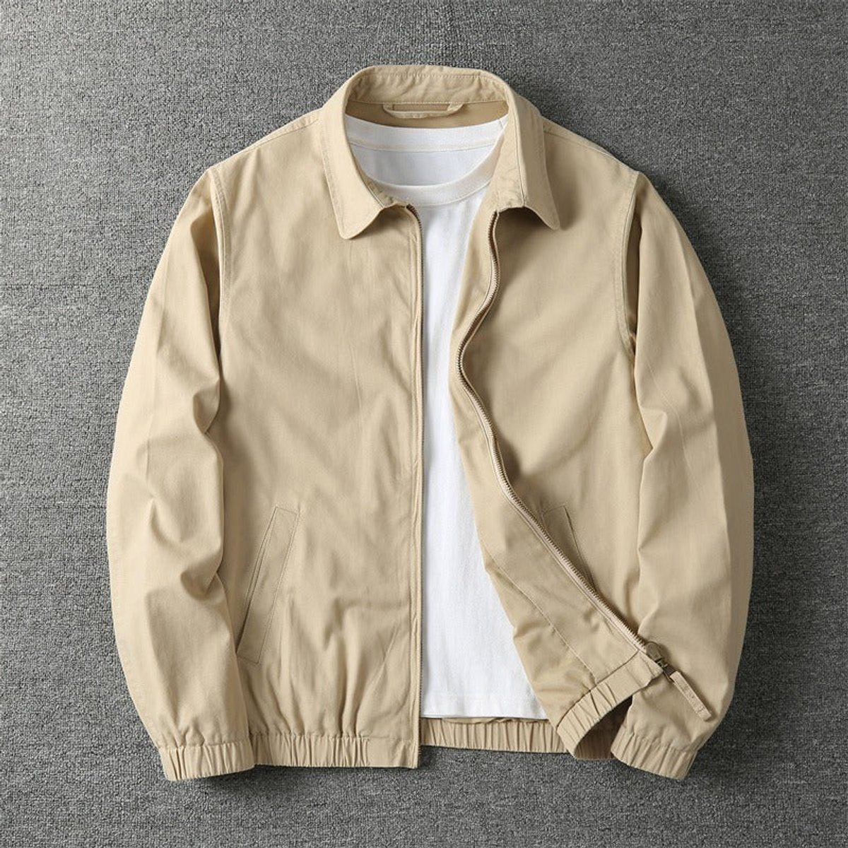 Men's Winter Coat Lightweight Zip-Up Bomber Jacket – product view 1