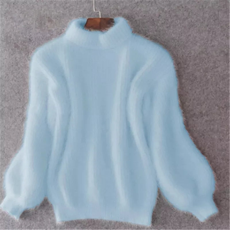 Casual Angora Knitted Women's Sweater - Livia – product view 1