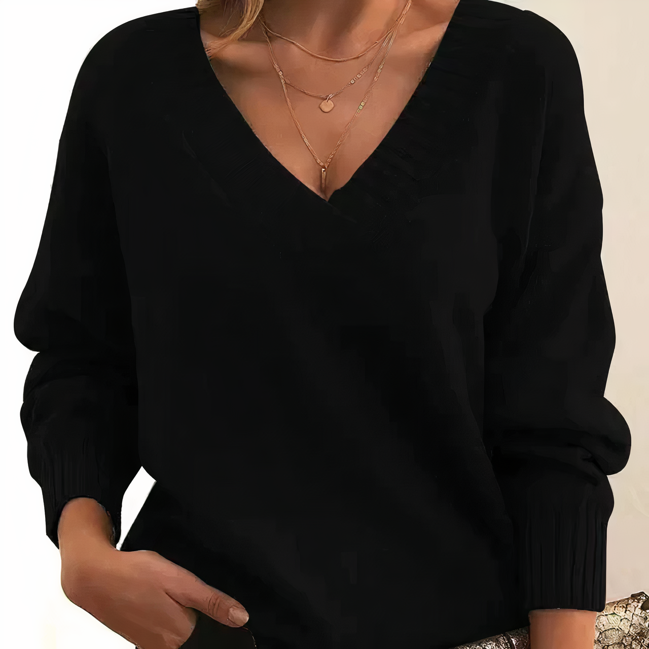 Stylish Cashmere Ladies Sweater - Isabella – product view 1