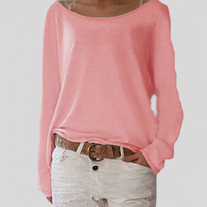 Comfortable Ladies' Sweater with Long Sleeves - Soraya – product view 1