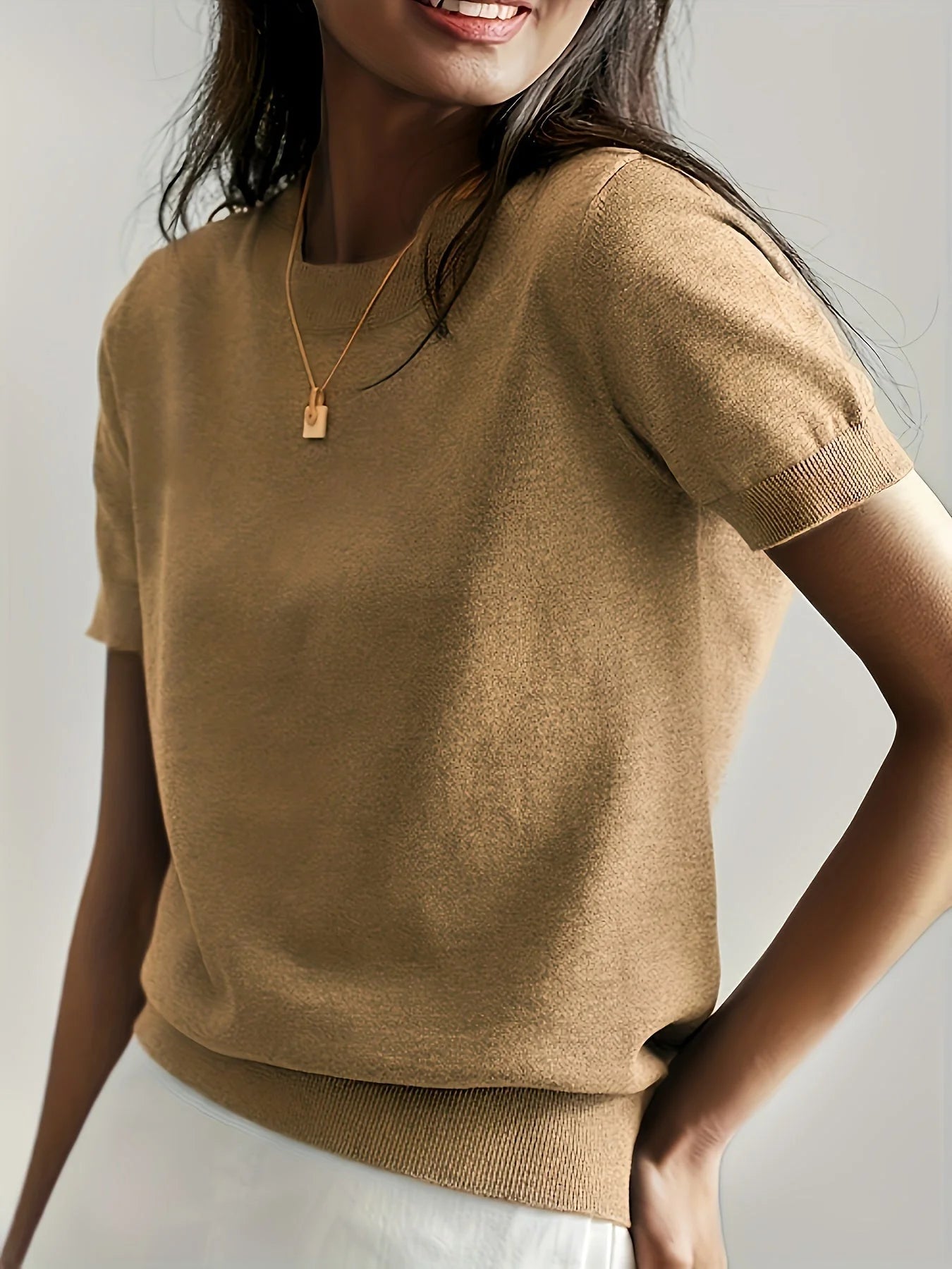 Spring Sweater with Short Sleeves - Mira – product view 1