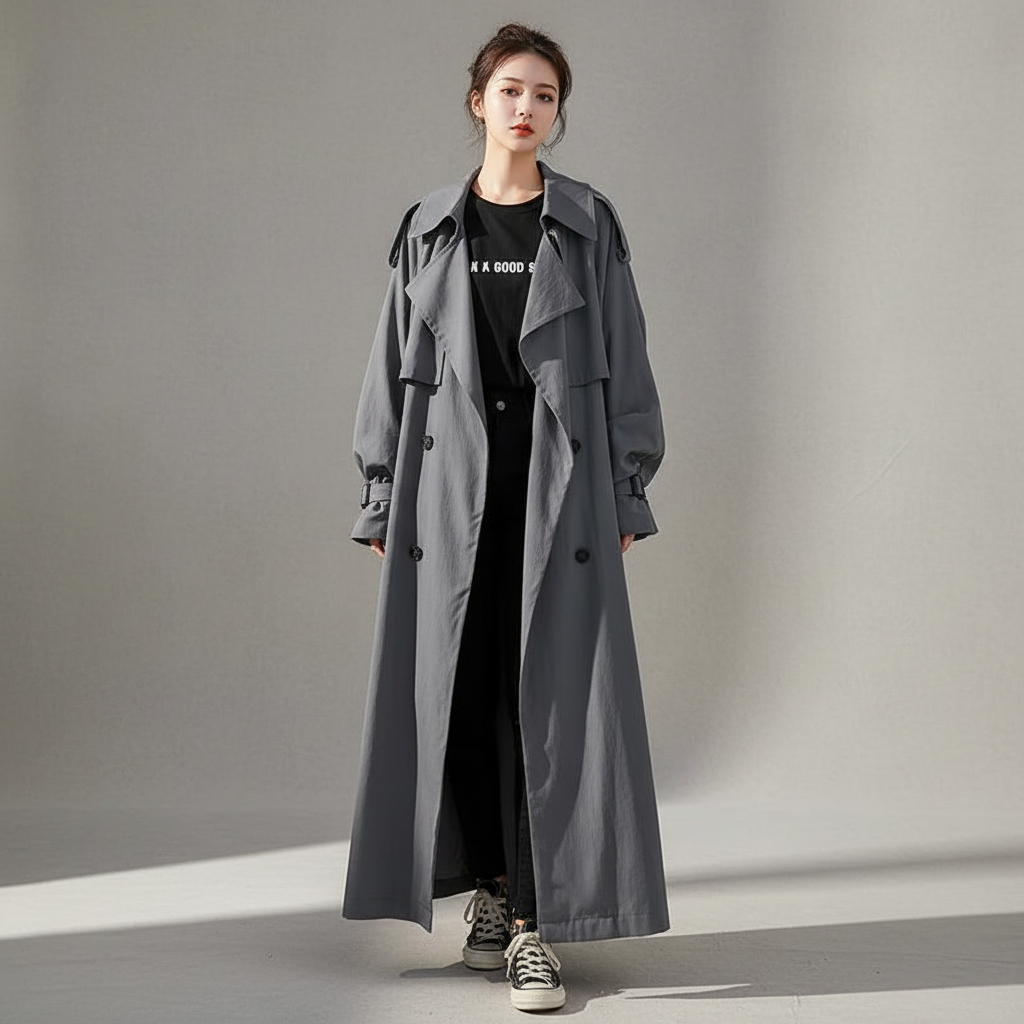 Oversized Long Trench Coat - Scarlett – product view 1