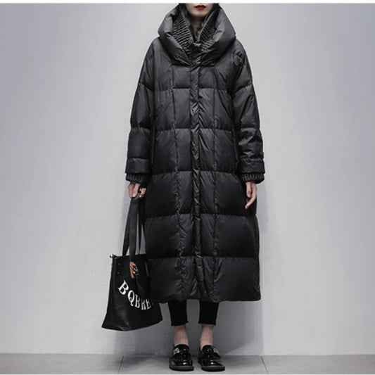 Long Ladies Winter Jacket - Amara – product view 1