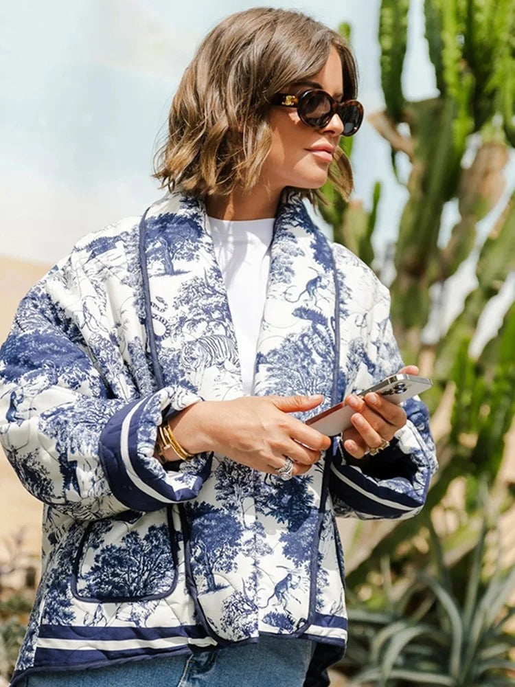 Oversized Quilted Jacket - Giuliana – product view 1