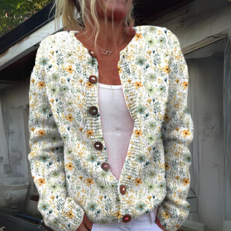 Fit Floral Cardigan - Dana – product view 1