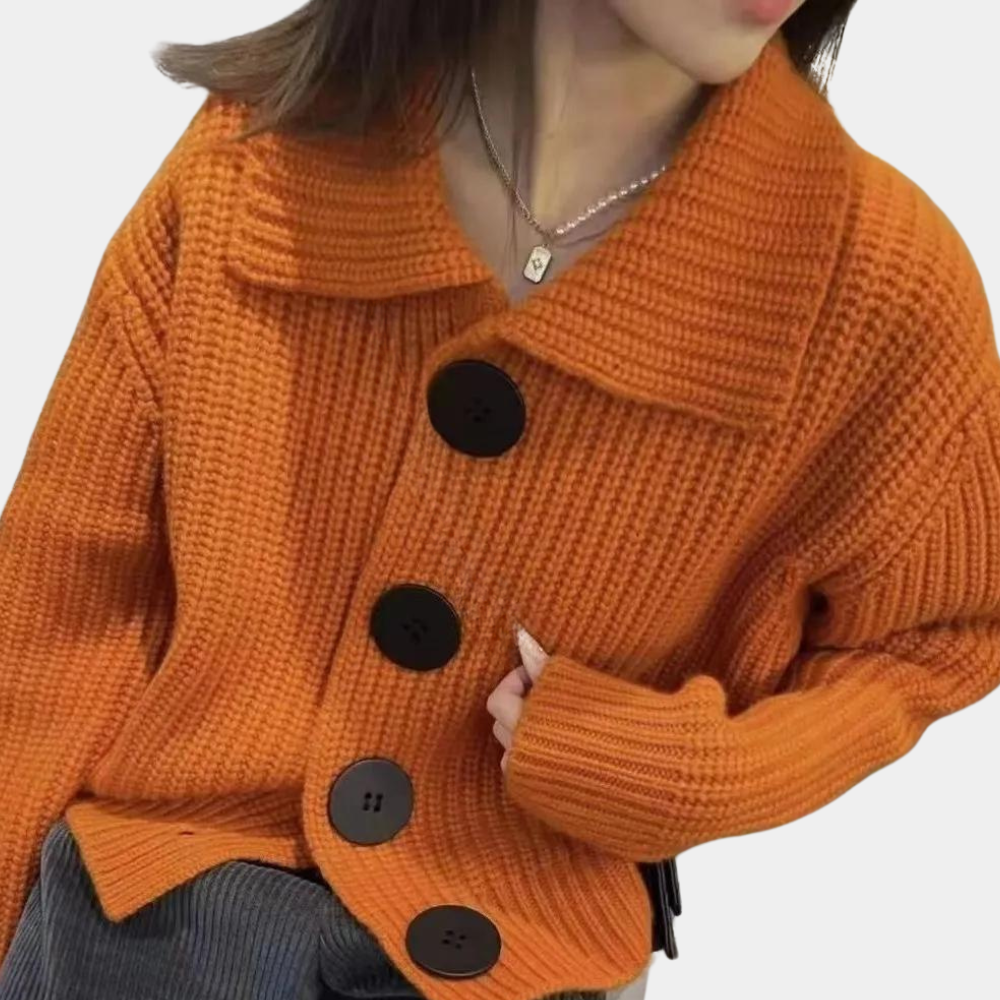 Trendy Orange Women's Jacket - Romy – product view 1