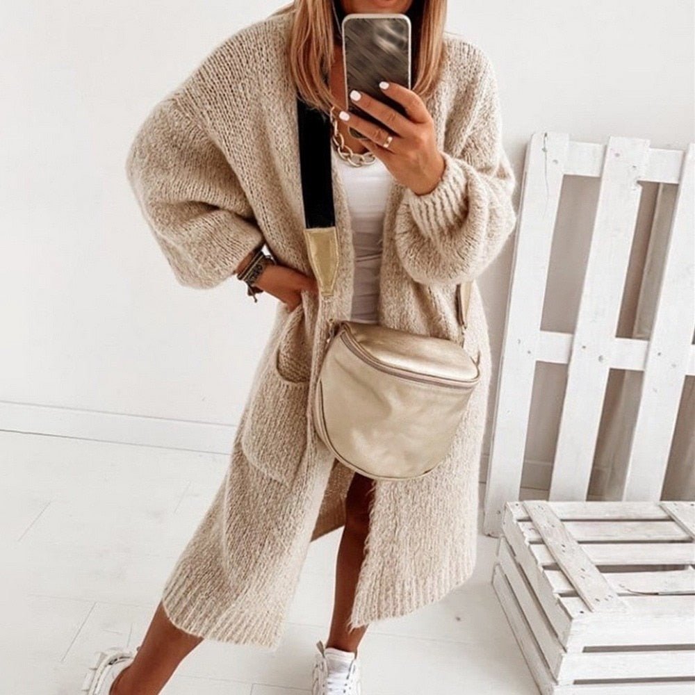 Soft Knit Oversized Women's Cardigan - Sienna – product view 1