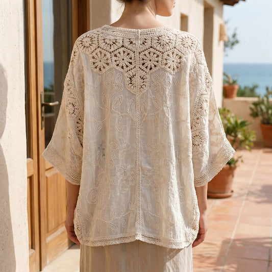 Bohemian Crochet Cardigan - Sara – product view 1