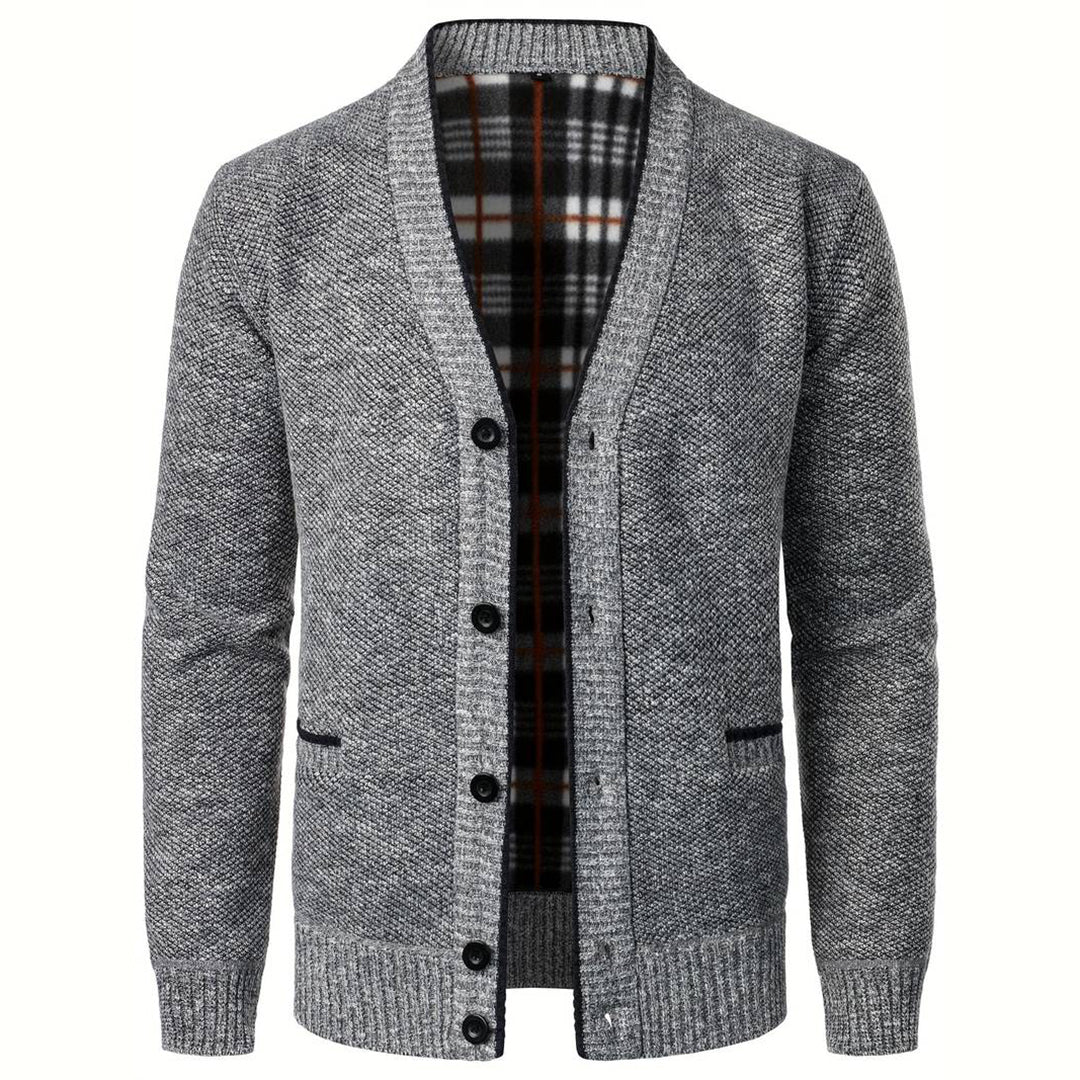 Men's sweater with V-neck - Aspen – product view 1