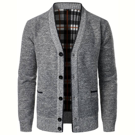 Men's sweater with V-neck - Aspen – product view 1