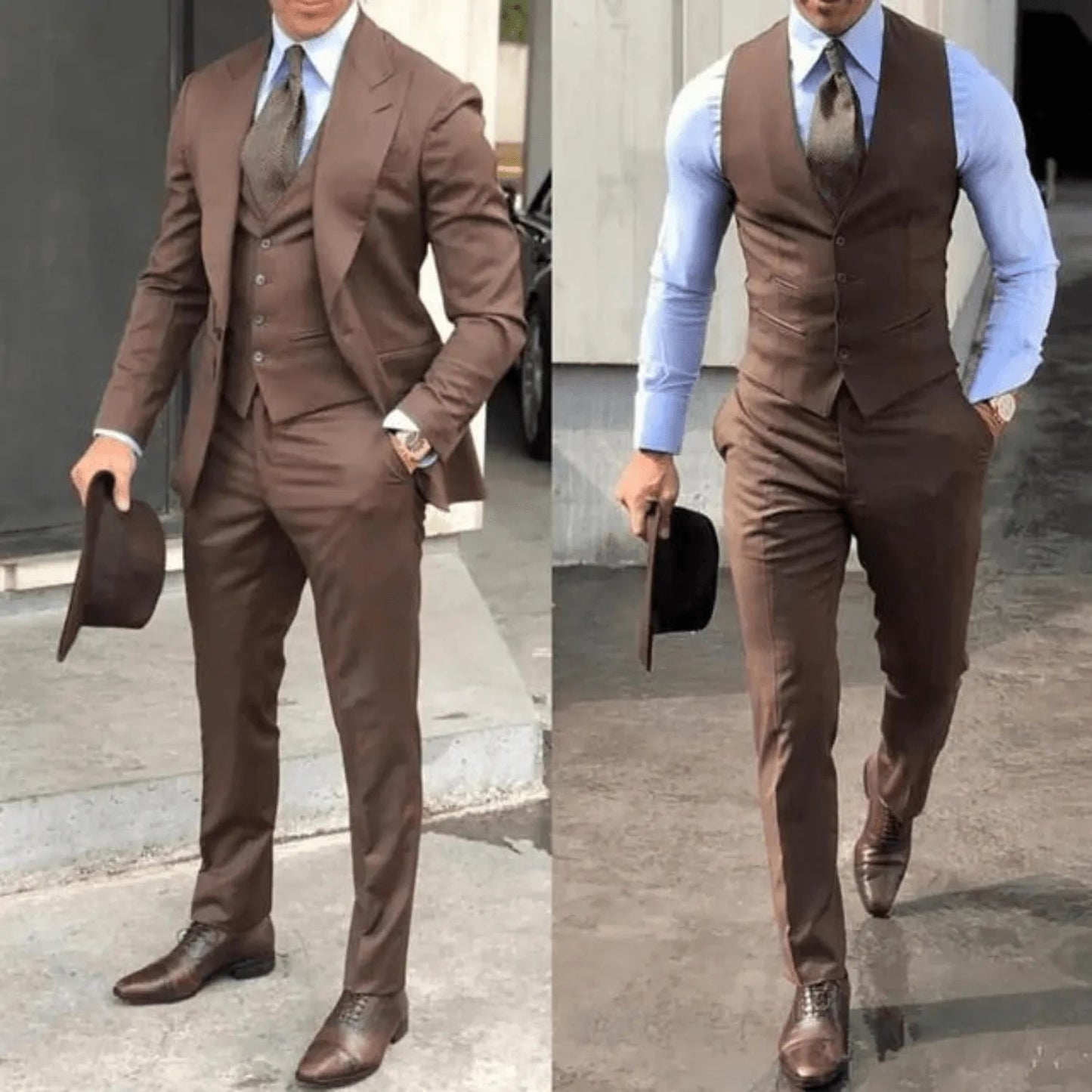 3-piece Classic Men's Suit - Luca – product view 1