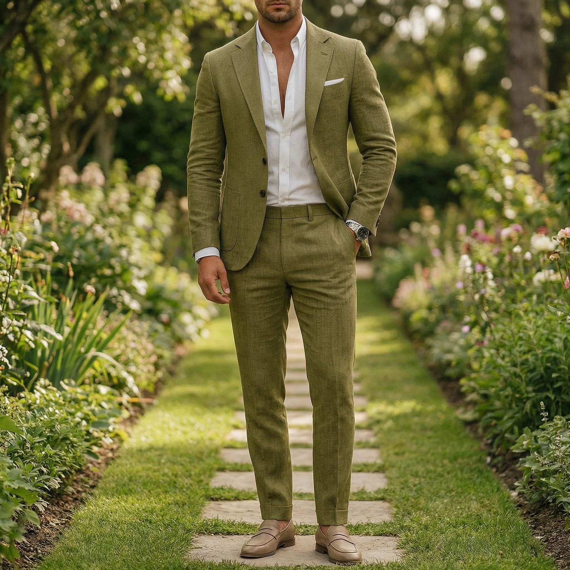Men's two-piece suit – product view 1