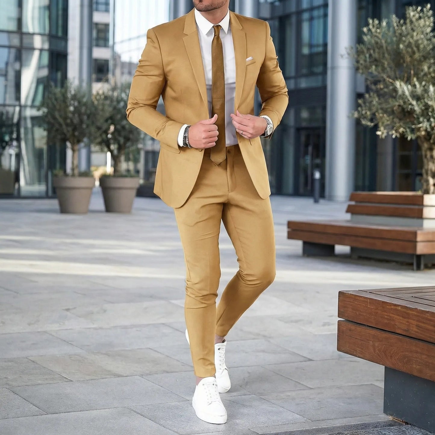 Men's Slim Fit Suit – product view 1