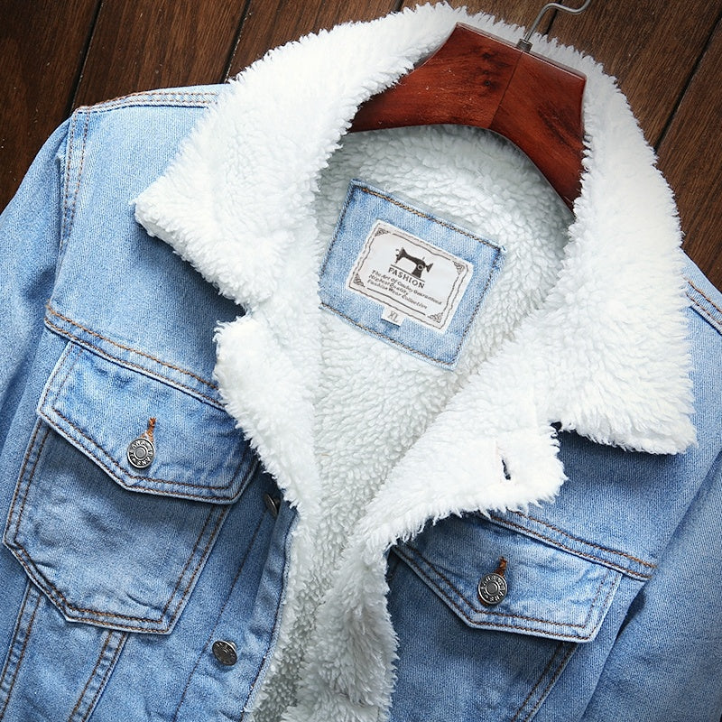 Lined Retro Denim Jacket - Samuel – product view 1