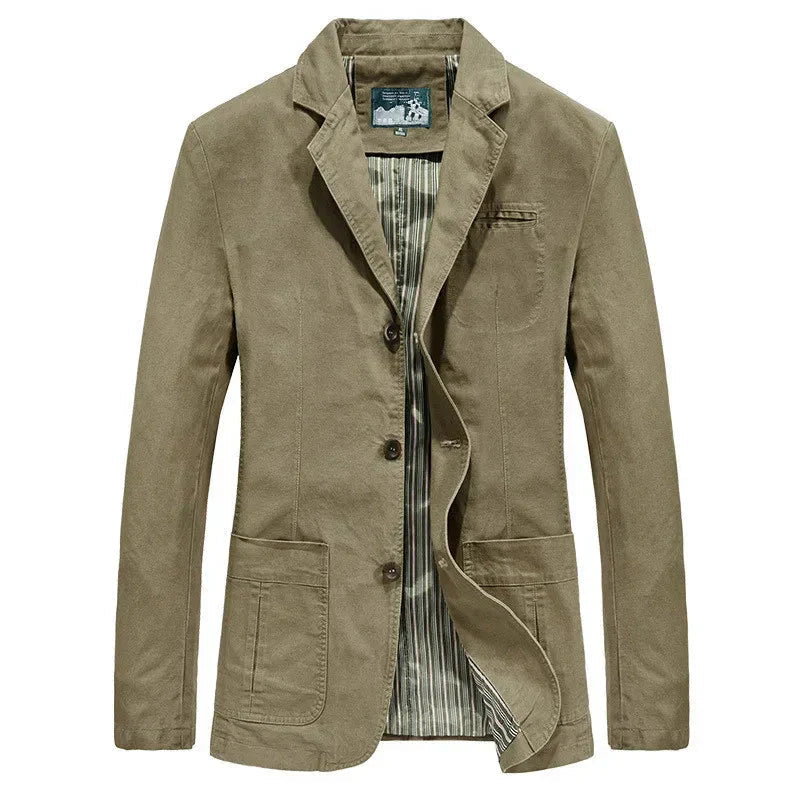 Men's Summer Jacket in Vintage and Military Styles – Viktor – product view 1