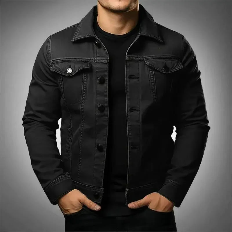 Robust & Timeless Men's Denim Jacket made from 100% Cotton - Noah – product view 1