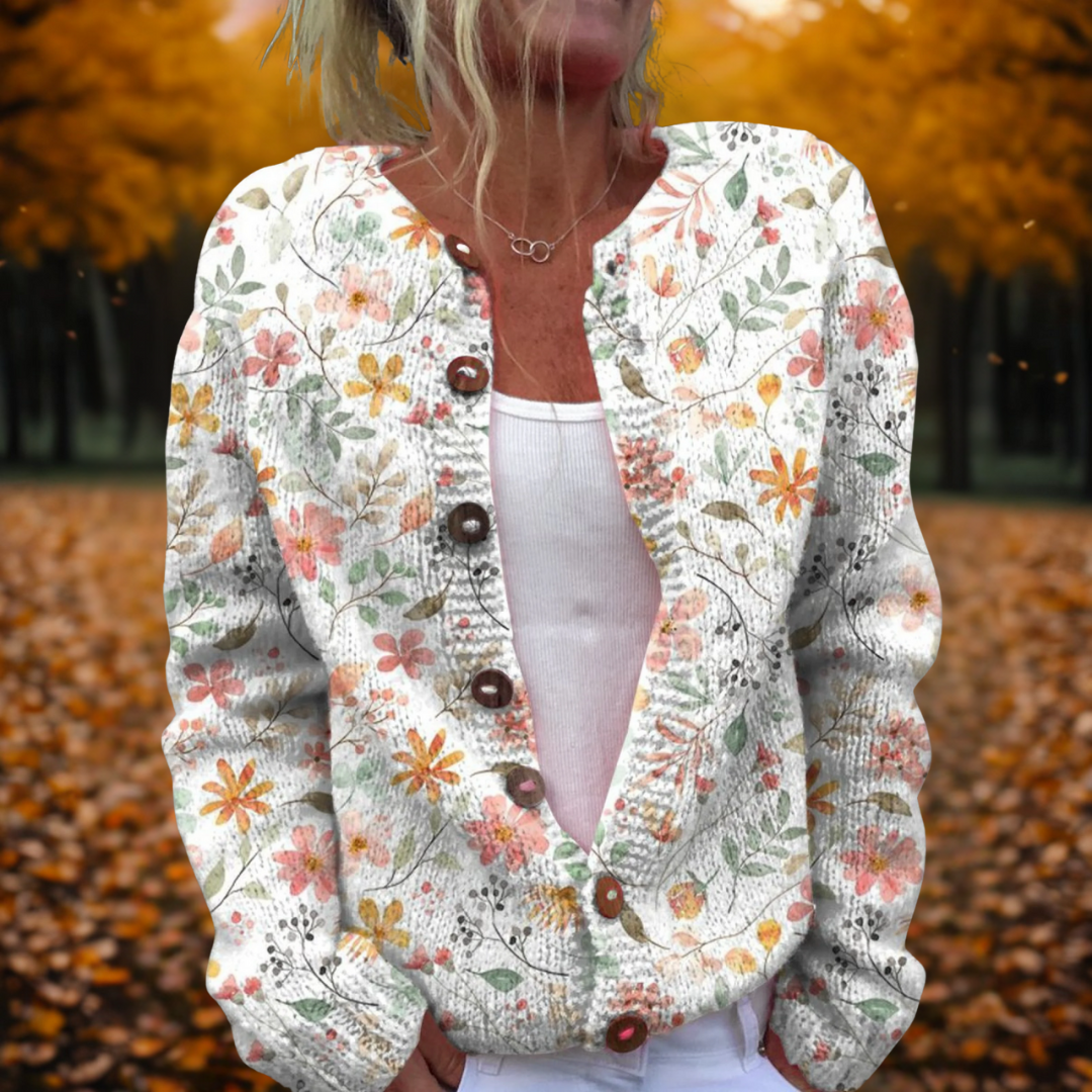 Flowers Print Cardigan – product view 1