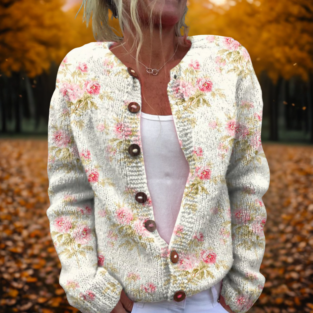 Flower Art Cardigan – product view 1