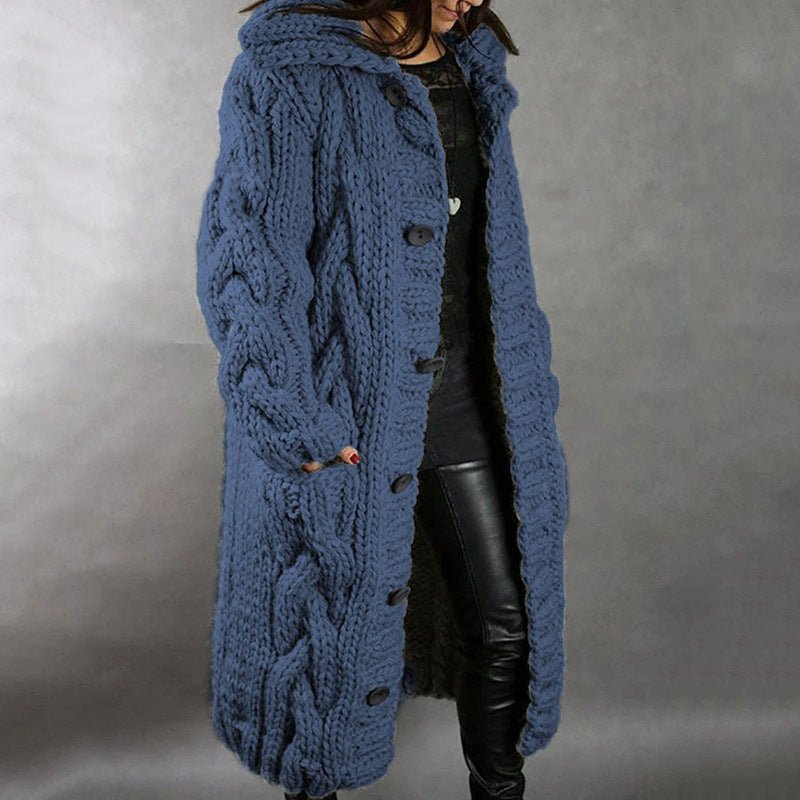 Elegant Cosy Coat With Tummy Coverage – product view 1