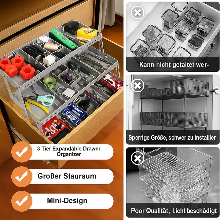 Adjustable Drawer Dividers